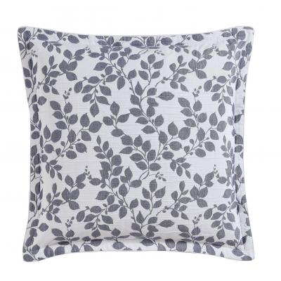 Private Collection Wynter Navy Yarn Dyed Jacquard European Pillowcase 65x65cm | Navy